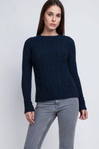 Sweter Candice SWE 042 granatowy