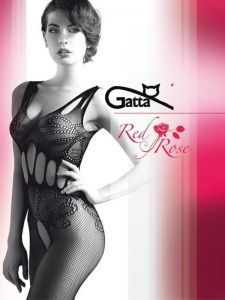 Bodystocking Red Rose 04