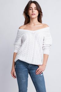 Sweter Kendall SWE 079 biały